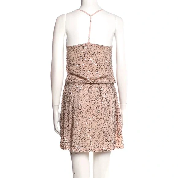 Alice + Olivia Beaded Silk Slip Dress - Picture 2 of 4